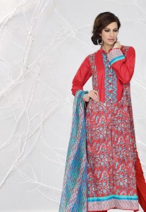 Khaadi turkish lawn dress for summer 2013 (11)