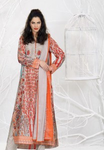 Khaadi turkish lawn dress for summer 2013 (13)