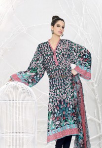 Khaadi turkish lawn dress for summer 2013 (5)