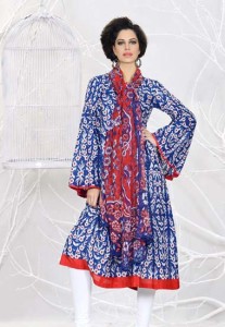 Khaadi turkish lawn dress for summer 2013 (8)