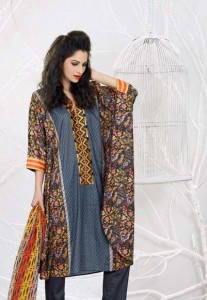 Khaadi turkish lawn dress for summer 2013 (9)