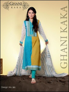 Women Ghani Textile collection 2013 For summer season (2)