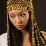 Gold beaded Headpiece (6)