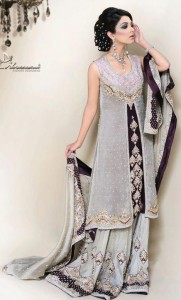 Light grey Bridal Lengha (4)