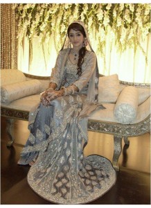 Light grey Bridal Lengha (9)