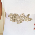 Wedding Pearl Bridal Sash Wedding Pearl Bridal Sash
