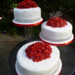 Red And White Wedding Cake Ideas Red And White Wedding Cake Ideas
