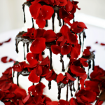 Red And White Wedding Cake Ideas (3)