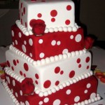 Red And White Wedding Cake Ideas (6)