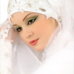 modren hijab designs for brides