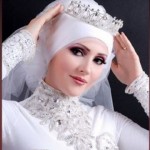 stylish hijab designs for brides