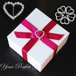 Beautiful Wedding Invitation With Pearls & Rhinestone Beautiful Wedding Invitation With Pearls & Rhinestone
