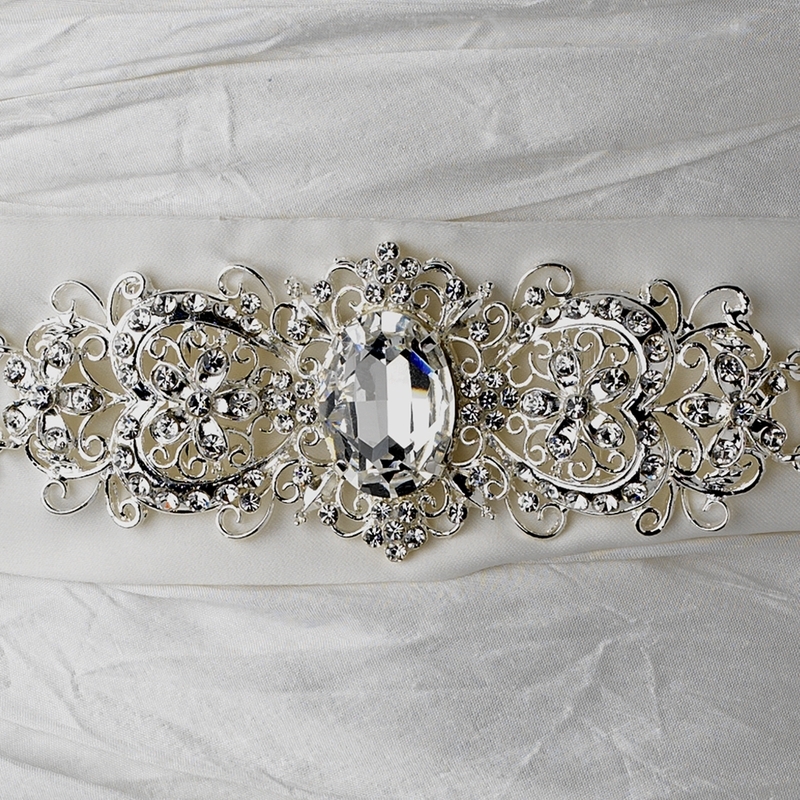 Vintage Style Rhinestone belt for wedding