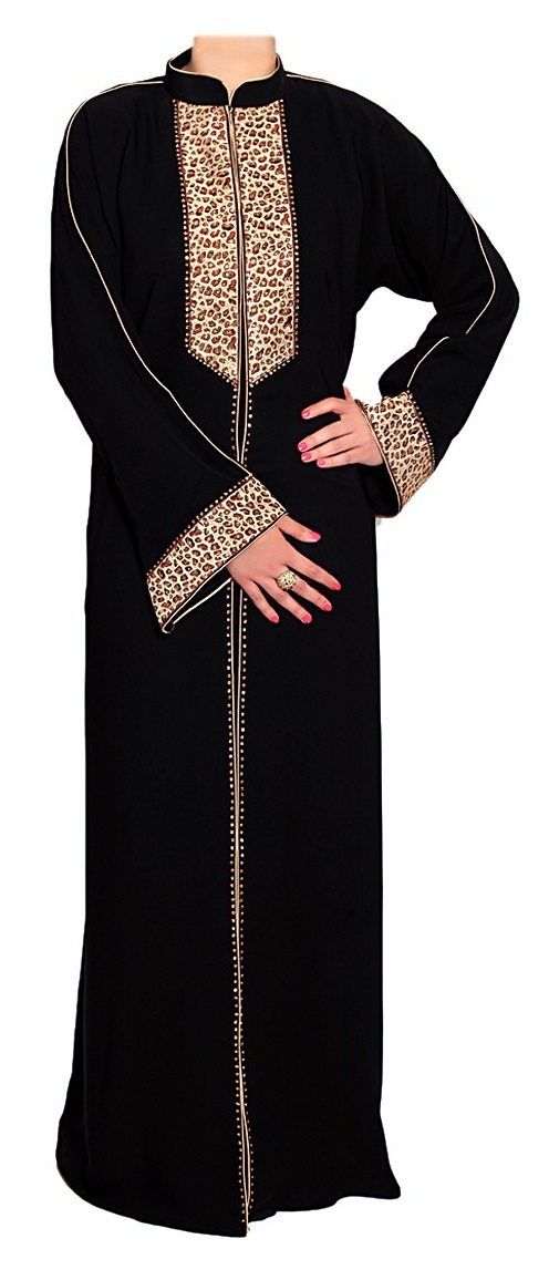 islamic women Animal Print abaya