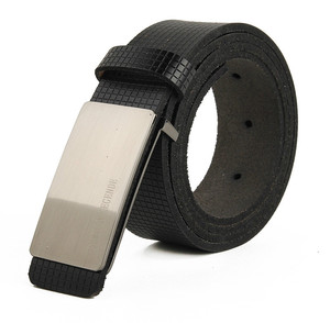 leather stylish black belt for ladies