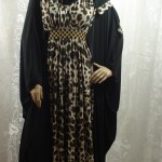 trendy Animal Print abaya