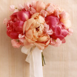 Wedding Bouquet with Peonies