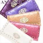 different color anna sui designer wallet