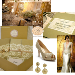 gold wedding theme inspiration