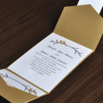 Gold Wedding Invitations Consist Of Crisp Paper Gold Wedding Invitations Consist Of Crisp Paper