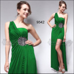 lisa ho cocktail green dress