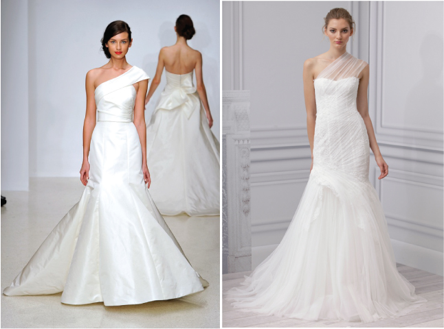 trends-fashion-week-spring-2013-bridal-market-one-shoulder-wedding-dress