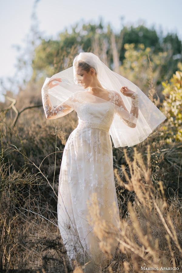 2013 bridal lourdes long sleeve lace wedding dress drop veil