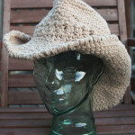 Crochet Cowboy style hat design