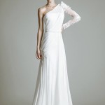 Tony Ward bridal one shoulder white gown dress 2014 (1)