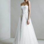 Tony Ward bridal shoulder less white outfits 2014 (6)