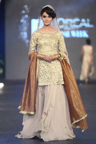 bridal lehnga dress 2013 Sadaf Malaterre Collection