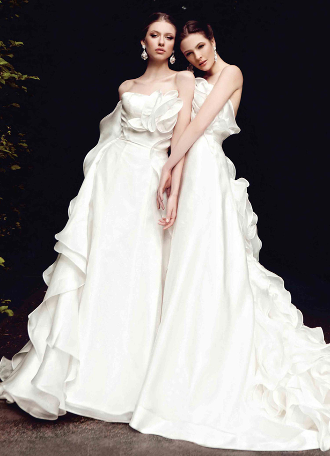 designer Yumi Katsura white gown collection