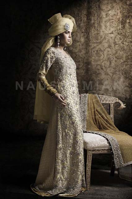 heavy bridal lehnga dress by Nauman Arfeen Naushemian