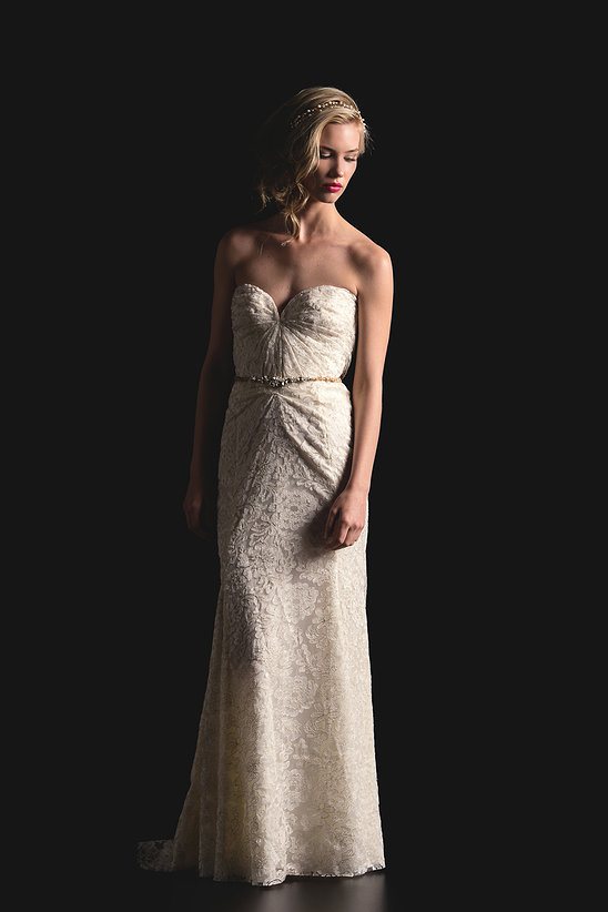 long wedding gown dress by Sarah Seven