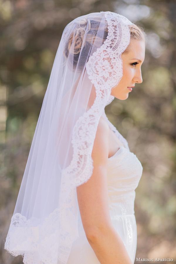 marisol aparicio bridal lace mantilla veil