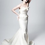 sleevless wedding dress design by zac posen