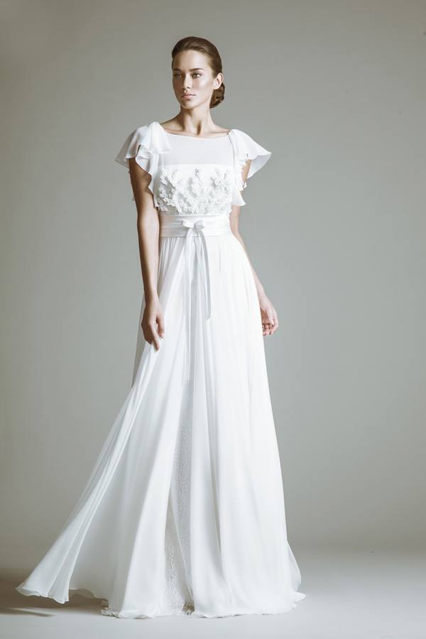 sleevless wedding goen dress by Tony Ward 2014 (3)