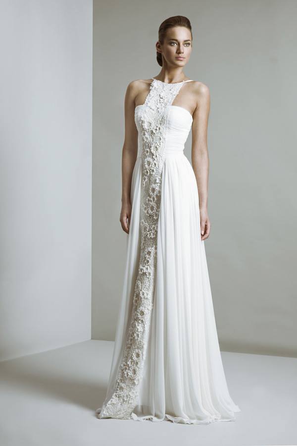 sleevless wedding goen dress by Tony Ward 2014