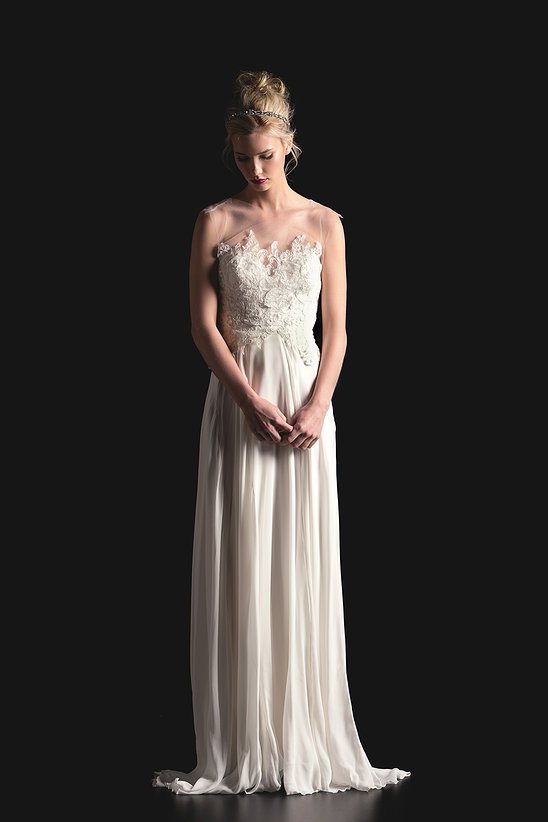 sleevless wedding gown dress collection by Sarah Seven