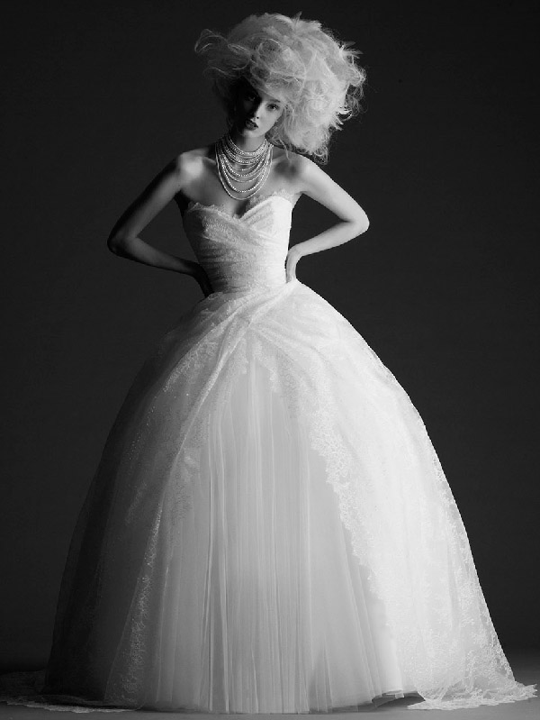 wedding dress by Cymbeline for bridal