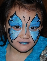 Cute butterfly makeup ideas kids girl for Halloween