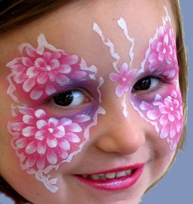 Cute butterfly makeup ideas kids girl for Halloween