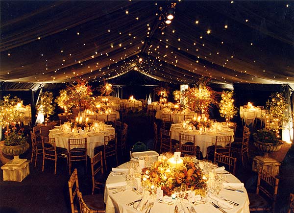 3 lights Outdoor Wedding Ideas