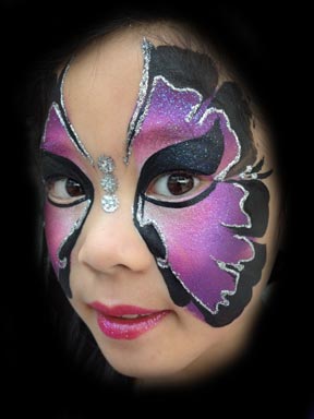 Cute butterfly makeup ideas kids girl for Halloween