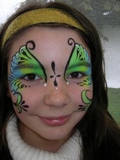 Cute butterfly makeup ideas kids girl for Halloween