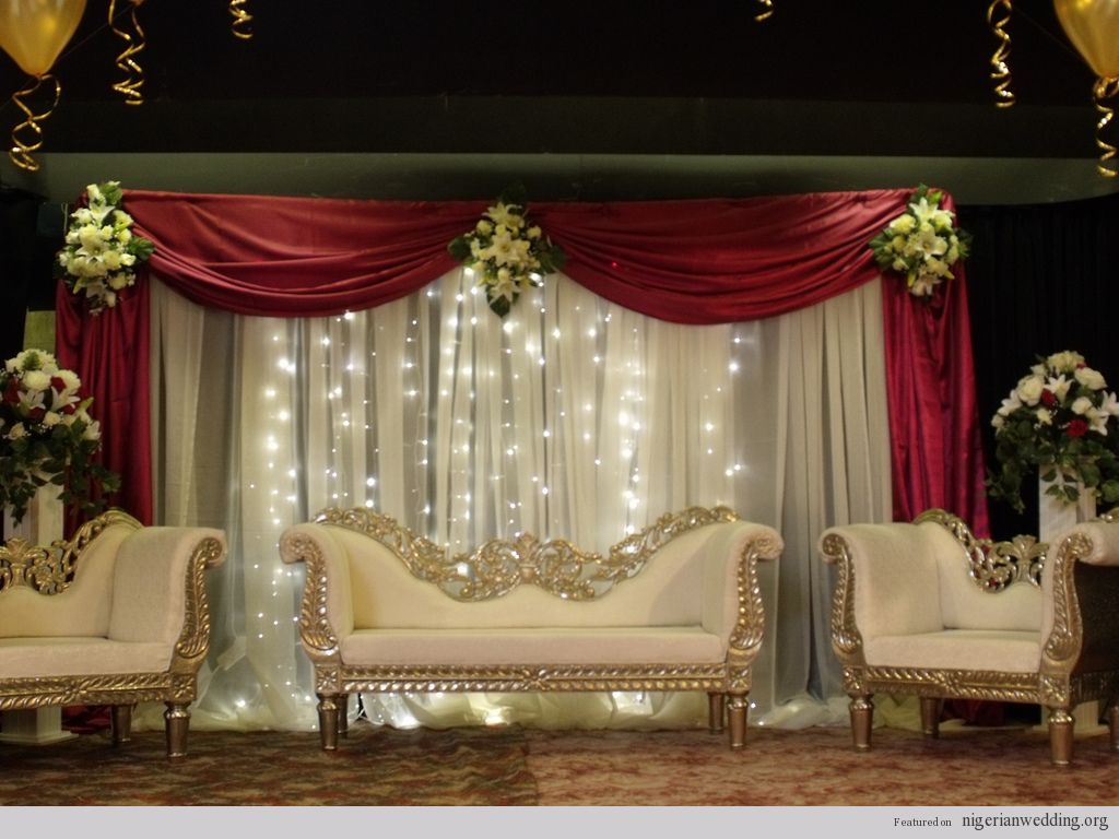 7 Nigerian wedding stage decoration Ideas 2014