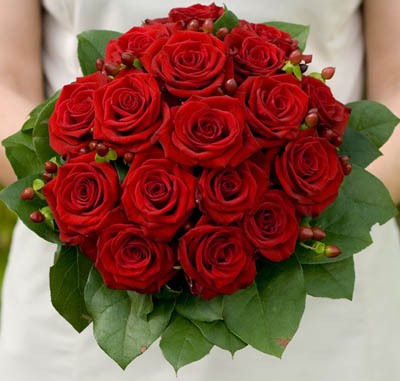 Red Wedding bridal Bouquets