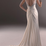 back plated Maggie Sottero 2014 wedding gown