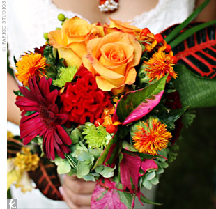 beautiful Colorful Wedding Bouquets