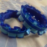 blue and sky color bangles in handmade